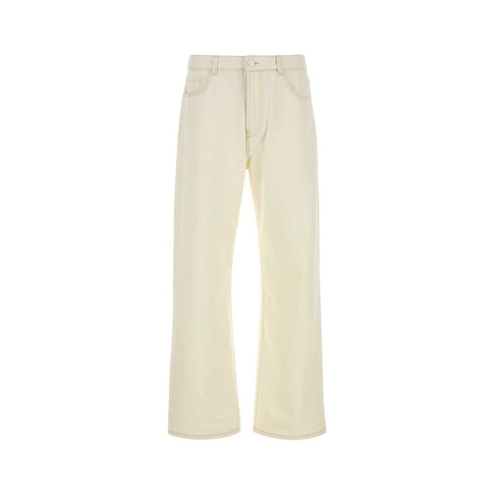 Ami Men Ivory Denim Jeans